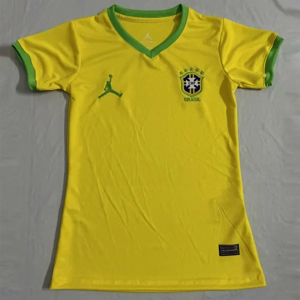 2025-26 Brazil Yellow Special Edition Women Training shirts (女)飞人