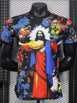 2025-26 Brazil Black Red Special Edition Player Version Soccer Jersey