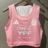 2025-26 Argentina Pink Women Yoga Vest (女)