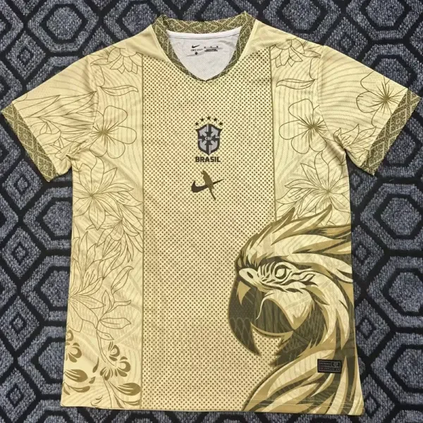 Copy 2025-26 Brazil Gold Special Edition Training shirts