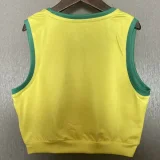 2025-26 Brazil Home Women Yoga Vest (女)