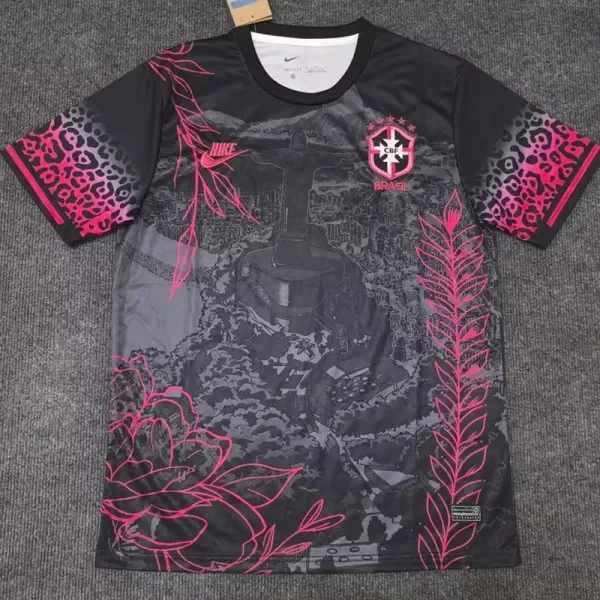 2025-26 Brazil Black Red Special Edition Training shirts
