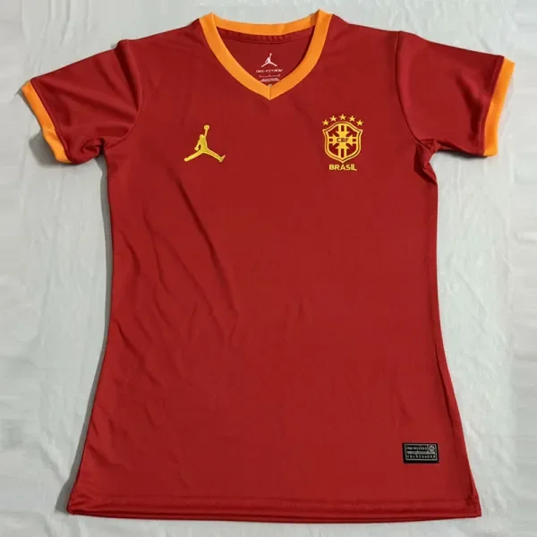 2025-26 Brazil Red Special Edition Women Training shirts (女)飞人
