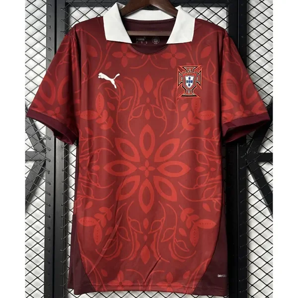 2025-26 Portugal Red Special Edition Fans Soccer Jersey