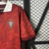 2025-26 Portugal Red Special Edition Fans Soccer Jersey
