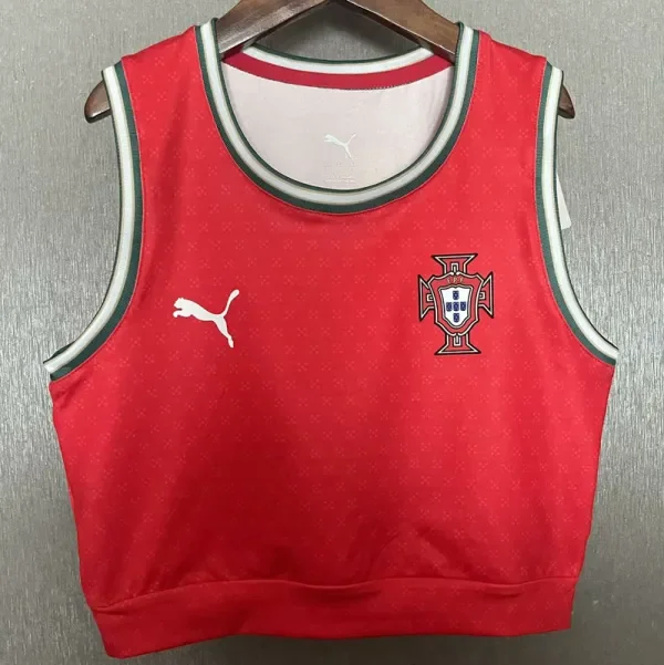 2025-26 Portugal Home Women Yoga Vest (女)
