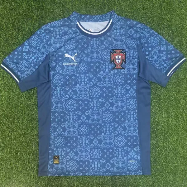 2025-26 Portugal Cyan Special Edition Fans Soccer Jersey