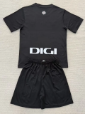 25-26 Bilbao Black Goalkeeper Kids Soccer Jersey