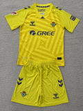 25-26 Real Betis Yellow GoalKeeper Kids Soccer Jersey