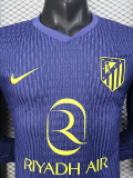 25-26 ATM Away Long Sleeve Player Version Soccer Jersey (长袖球员)