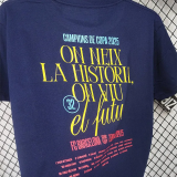 2025 BAR Royal blue CAMPIONS High Quality Casual T-Shirt (宝蓝)