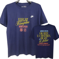 2025 BAR Royal blue CAMPIONS High Quality Casual T-Shirt (宝蓝)