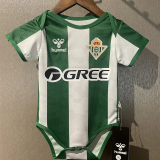 25-26 Real Betis Home Baby Infant Crawl Suit