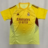 25-26 RMA Yellow GoalKeeper Soccer Jersey