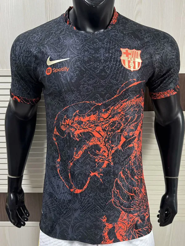 25-26 BAR Black Red Special Edition Player Version Training Shirts