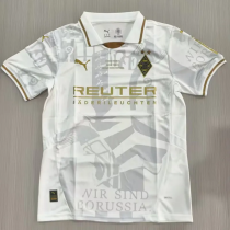25-26 Monchengladbach White Special Edition Fans Soccer Jersey