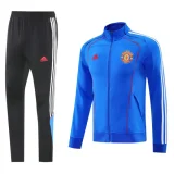 2025-26 Man Utd Fancy blue Jacket Tracksuit #03