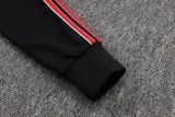 2025-26 Man Utd Black Red Kids Jacket Tracksuit #E25105(童装)