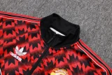 2025-26 Man Utd Black Red Kids Jacket Tracksuit #E25105(童装)