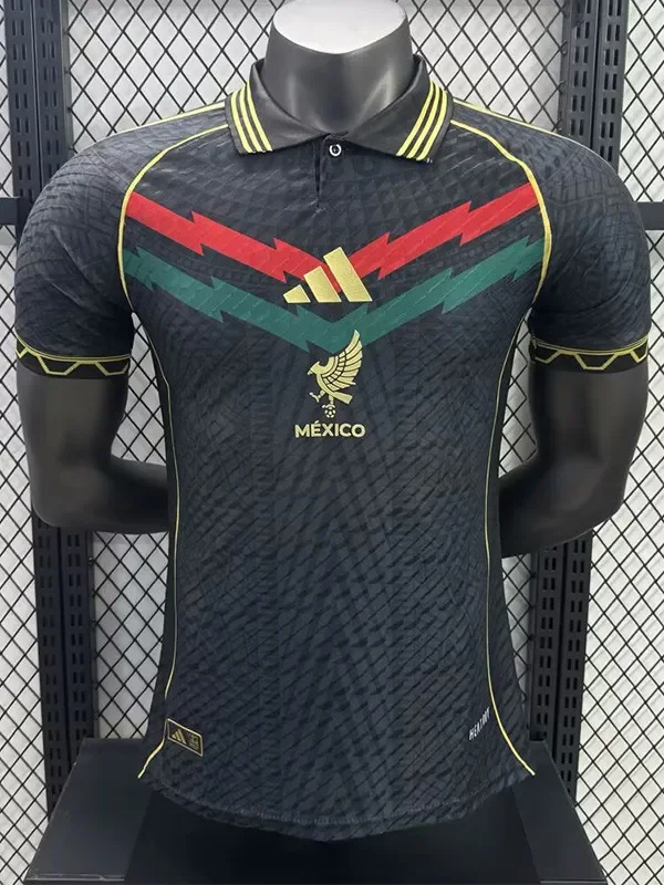 2025-26 Mexico Black Special Edition Player Version Training Shirts