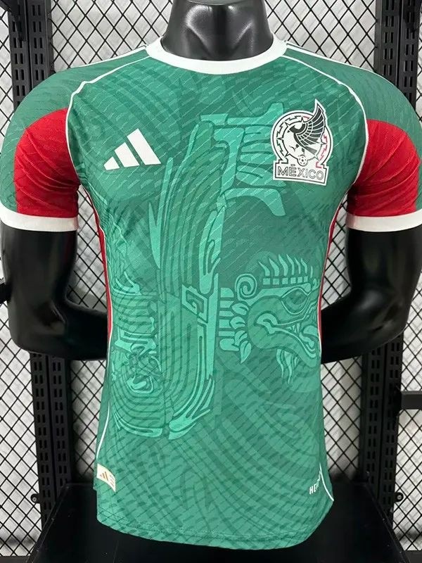 2025-26 Mexico Special Edition Green Player Version Soccer Jersey