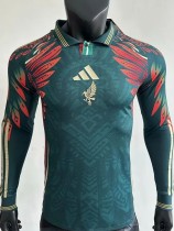 2025-26 Mexico Green Special Edition Long Sleeve Player Version Soccer Jersey