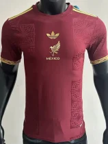 2025-26 Mexico Gold Cup Red Player Version Soccer Jersey
