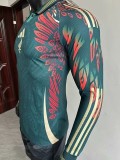 2025-26 Mexico Green Special Edition Long Sleeve Player Version Soccer Jersey
