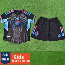 2025-26 Algeria Black Special Edition Kids Player Version Soccer Jersey (球员童装)