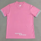 2025-26 Morocco Pink Training shirts (白袖边)