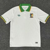2025-26 Cameroon White Polo Short Sleeve