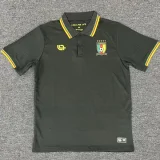 2025-26 Cameroon Black Polo Short Sleeve