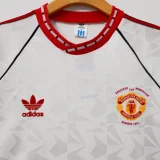 1991 Man Utd Away Long Sleeve Retro Soccer Jersey (长袖)