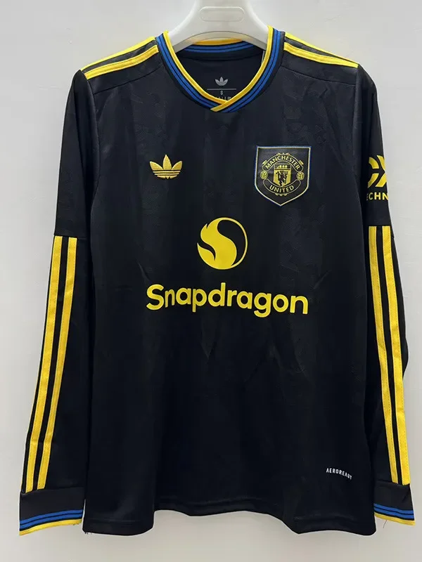 2025-26 Man Utd Third Long Sleeve Soccer Jersey (长袖)