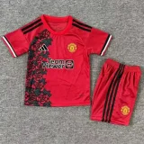2025-26 Man Utd Red Special Edition Kids Soccer Jersey