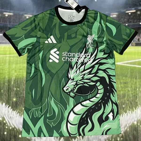 25-26 Liverpool Green Special Edition Fans Training shirts