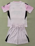 2025-26 Arsenal Pink GoalKeeper Kids Soccer Jersey