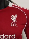 25-26 Liverpool Home Long Sleeve Player Version Soccer Jersey (长袖球员)
