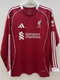25-26 Liverpool Home Long Sleeve Soccer Jersey (长袖)