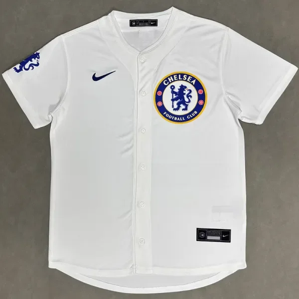 25/26 Chelsea White Casual Edition Baseball Jersey