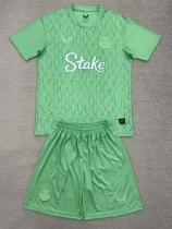 2025-26 EVE Green Goalkeeper Kids Soccer Jersey