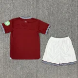 2025-26 West Ham Home Kids Soccer Jersey