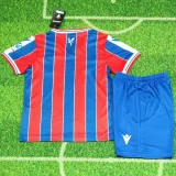 2025-26 Crystal Palace Home Kids Soccer Jersey