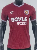 2025-26 West Ham Home Player Version Soccer Jersey