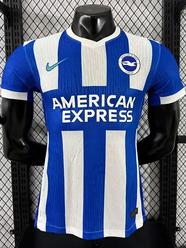 2025-26 Brighton Home Player Version Soccer Jersey