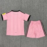 2025-26 Newcastle Pink Goalkeeper Kids Soccer Jersey