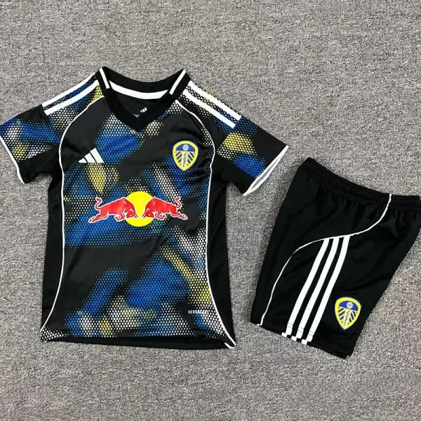 2025-26 Leeds United Third Kids Soccer Jersey