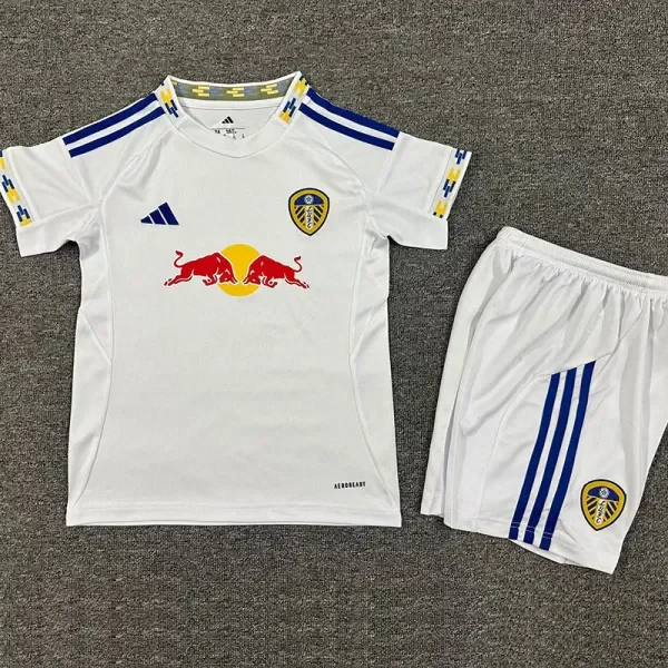2025-26 Leeds United Home Kids Soccer Jersey