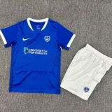 2025-26 Portsmouth Home Kids Soccer Jersey