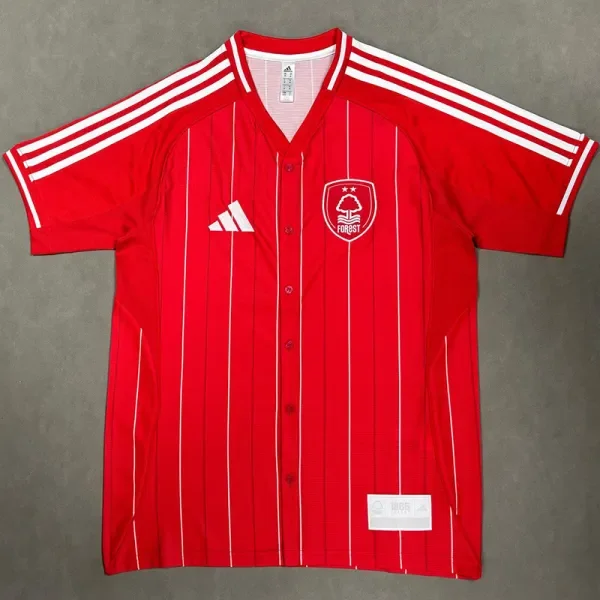 2025-26 Nottingham Red Casual Edition Baseball Jersey